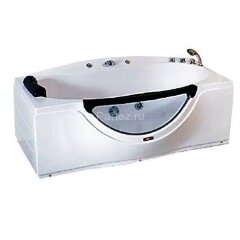 Ванна акриловая Loranto  1680*900*680 без г/м (в разборе,смеситель,сифон,подголовник,душ лейка и кас