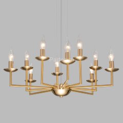 Подвесная люстра Eurosvet 60150/10 латунь