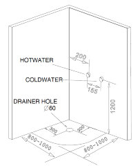 Душевая кабина Loranto CS-6611 G, 100х100х215, поддон 13 см