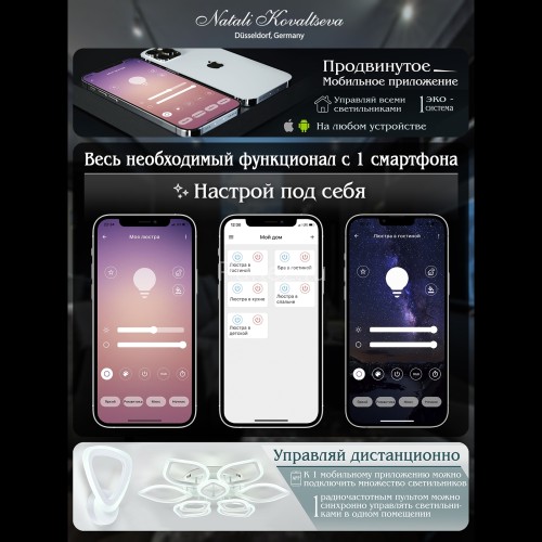 Потолочная люстра Natali Kovaltseva INNOVATION STYLE 83052