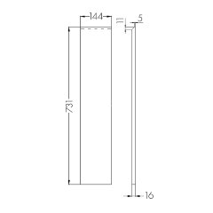 Фасад для тумбы Aquaton Лондри 20 белый (1A275001LH010)