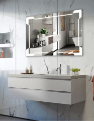 Зеркало AZARIO Крокус 800х600, LED-подсветка с диммером, сенсорный выключатель (ФР-00001350)