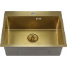 Мойка 6045 MELANA ProfLine 3,0/220 САТИН ЗОЛОТО врезная прямоугольная D6045HG