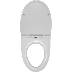 2010Sa сиденье для унитаза дюропласт с микролифтом, белое MELANA