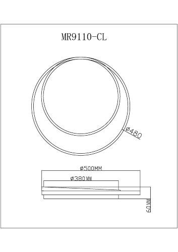 Потолочный светильник MyFar MR9110-CL