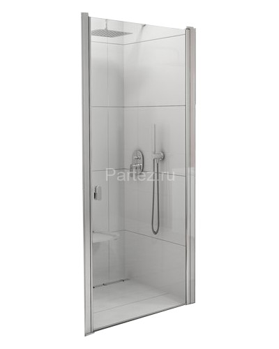 Душевая дверь Ravak CHROME распашная 80х195, толщина полотна 6мм универсальная, цвет профиля хром