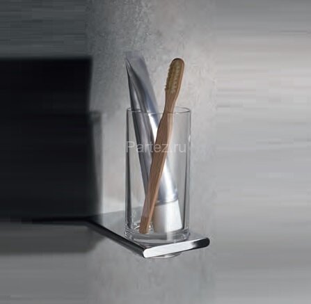 Держатель стакана со стаканом Keuco Edition 400, хром (11550019000)