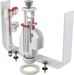 Выпускной комплект Alca Plast с двойной кнопкой, хром (SA08AS 1/2" CHROM)