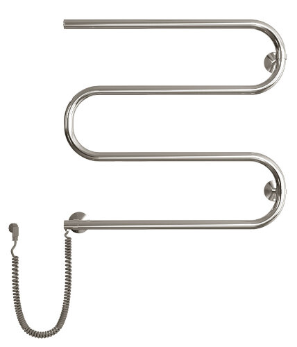 Полотенцесушитель электрический ДВИН HD M М-образный 50/50 без полки, полированный (4627085363699)