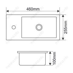 Раковина MELANA MLN-9032C