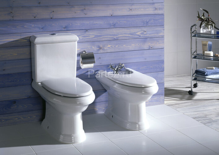 Roca AMERICA Низ к унитазу напольный, двойной выпуск, 705 мм