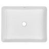 Раковина-чаша Azario 470х360х110 накладная, прямоугольная, матовый белый (AZ-2178-S-MW)